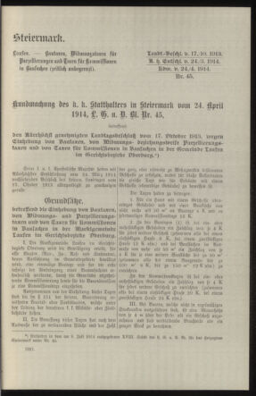 Verordnungsblatt des k.k. Ministeriums des Innern. Beibl.. Beiblatt zu dem Verordnungsblatte des k.k. Ministeriums des Innern. Angelegenheiten der staatlichen Veterinärverwaltung. (etc.) 19150215 Seite: 513