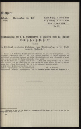 Verordnungsblatt des k.k. Ministeriums des Innern. Beibl.. Beiblatt zu dem Verordnungsblatte des k.k. Ministeriums des Innern. Angelegenheiten der staatlichen Veterinärverwaltung. (etc.) 19150215 Seite: 527