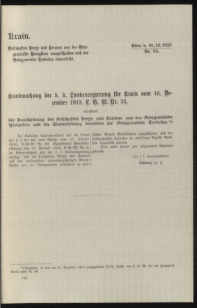 Verordnungsblatt des k.k. Ministeriums des Innern. Beibl.. Beiblatt zu dem Verordnungsblatte des k.k. Ministeriums des Innern. Angelegenheiten der staatlichen Veterinärverwaltung. (etc.) 19150215 Seite: 61