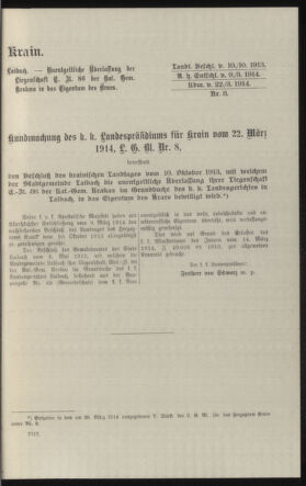 Verordnungsblatt des k.k. Ministeriums des Innern. Beibl.. Beiblatt zu dem Verordnungsblatte des k.k. Ministeriums des Innern. Angelegenheiten der staatlichen Veterinärverwaltung. (etc.) 19150215 Seite: 81