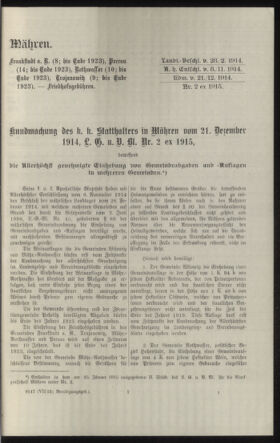 Verordnungsblatt des k.k. Ministeriums des Innern. Beibl.. Beiblatt zu dem Verordnungsblatte des k.k. Ministeriums des Innern. Angelegenheiten der staatlichen Veterinärverwaltung. (etc.) 19150430 Seite: 151