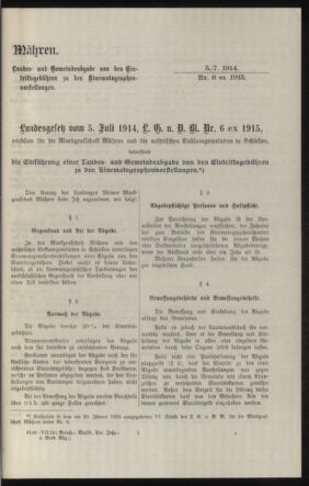 Verordnungsblatt des k.k. Ministeriums des Innern. Beibl.. Beiblatt zu dem Verordnungsblatte des k.k. Ministeriums des Innern. Angelegenheiten der staatlichen Veterinärverwaltung. (etc.) 19150430 Seite: 159