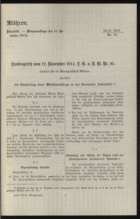 Verordnungsblatt des k.k. Ministeriums des Innern. Beibl.. Beiblatt zu dem Verordnungsblatte des k.k. Ministeriums des Innern. Angelegenheiten der staatlichen Veterinärverwaltung. (etc.) 19150430 Seite: 201