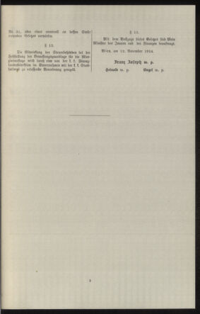 Verordnungsblatt des k.k. Ministeriums des Innern. Beibl.. Beiblatt zu dem Verordnungsblatte des k.k. Ministeriums des Innern. Angelegenheiten der staatlichen Veterinärverwaltung. (etc.) 19150430 Seite: 203