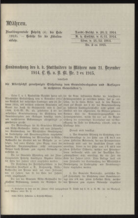 Verordnungsblatt des k.k. Ministeriums des Innern. Beibl.. Beiblatt zu dem Verordnungsblatte des k.k. Ministeriums des Innern. Angelegenheiten der staatlichen Veterinärverwaltung. (etc.) 19150430 Seite: 235