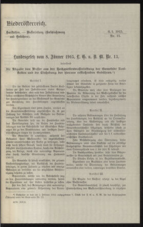 Verordnungsblatt des k.k. Ministeriums des Innern. Beibl.. Beiblatt zu dem Verordnungsblatte des k.k. Ministeriums des Innern. Angelegenheiten der staatlichen Veterinärverwaltung. (etc.) 19150430 Seite: 253