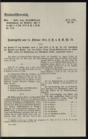 Verordnungsblatt des k.k. Ministeriums des Innern. Beibl.. Beiblatt zu dem Verordnungsblatte des k.k. Ministeriums des Innern. Angelegenheiten der staatlichen Veterinärverwaltung. (etc.) 19150430 Seite: 265