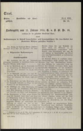 Verordnungsblatt des k.k. Ministeriums des Innern. Beibl.. Beiblatt zu dem Verordnungsblatte des k.k. Ministeriums des Innern. Angelegenheiten der staatlichen Veterinärverwaltung. (etc.) 19150430 Seite: 275