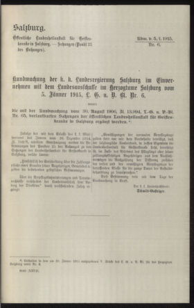 Verordnungsblatt des k.k. Ministeriums des Innern. Beibl.. Beiblatt zu dem Verordnungsblatte des k.k. Ministeriums des Innern. Angelegenheiten der staatlichen Veterinärverwaltung. (etc.) 19150430 Seite: 303