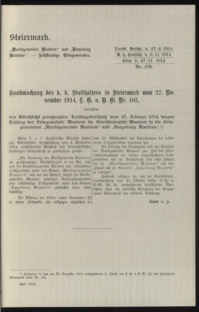 Verordnungsblatt des k.k. Ministeriums des Innern. Beibl.. Beiblatt zu dem Verordnungsblatte des k.k. Ministeriums des Innern. Angelegenheiten der staatlichen Veterinärverwaltung. (etc.) 19150430 Seite: 35