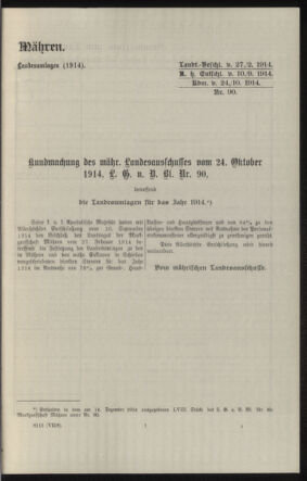 Verordnungsblatt des k.k. Ministeriums des Innern. Beibl.. Beiblatt zu dem Verordnungsblatte des k.k. Ministeriums des Innern. Angelegenheiten der staatlichen Veterinärverwaltung. (etc.) 19150430 Seite: 67