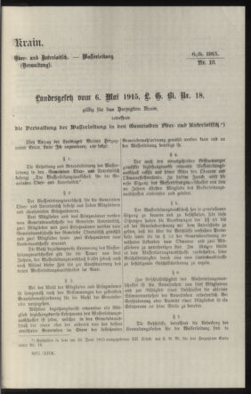 Verordnungsblatt des k.k. Ministeriums des Innern. Beibl.. Beiblatt zu dem Verordnungsblatte des k.k. Ministeriums des Innern. Angelegenheiten der staatlichen Veterinärverwaltung. (etc.) 19150915 Seite: 117