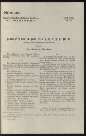 Verordnungsblatt des k.k. Ministeriums des Innern. Beibl.. Beiblatt zu dem Verordnungsblatte des k.k. Ministeriums des Innern. Angelegenheiten der staatlichen Veterinärverwaltung. (etc.) 19150915 Seite: 131