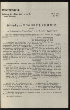 Verordnungsblatt des k.k. Ministeriums des Innern. Beibl.. Beiblatt zu dem Verordnungsblatte des k.k. Ministeriums des Innern. Angelegenheiten der staatlichen Veterinärverwaltung. (etc.) 19150915 Seite: 161