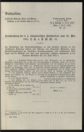 Verordnungsblatt des k.k. Ministeriums des Innern. Beibl.. Beiblatt zu dem Verordnungsblatte des k.k. Ministeriums des Innern. Angelegenheiten der staatlichen Veterinärverwaltung. (etc.) 19150915 Seite: 21