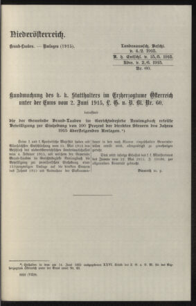 Verordnungsblatt des k.k. Ministeriums des Innern. Beibl.. Beiblatt zu dem Verordnungsblatte des k.k. Ministeriums des Innern. Angelegenheiten der staatlichen Veterinärverwaltung. (etc.) 19150915 Seite: 31