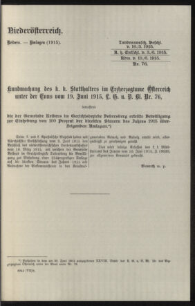 Verordnungsblatt des k.k. Ministeriums des Innern. Beibl.. Beiblatt zu dem Verordnungsblatte des k.k. Ministeriums des Innern. Angelegenheiten der staatlichen Veterinärverwaltung. (etc.) 19150915 Seite: 55