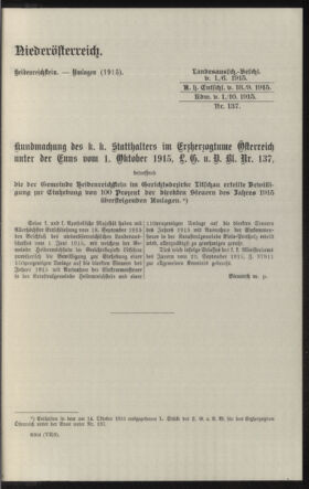 Verordnungsblatt des k.k. Ministeriums des Innern. Beibl.. Beiblatt zu dem Verordnungsblatte des k.k. Ministeriums des Innern. Angelegenheiten der staatlichen Veterinärverwaltung. (etc.) 19151220 Seite: 13