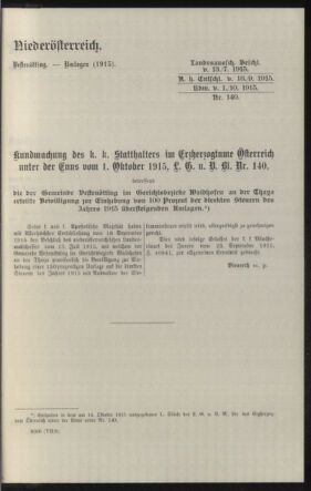 Verordnungsblatt des k.k. Ministeriums des Innern. Beibl.. Beiblatt zu dem Verordnungsblatte des k.k. Ministeriums des Innern. Angelegenheiten der staatlichen Veterinärverwaltung. (etc.) 19151220 Seite: 17