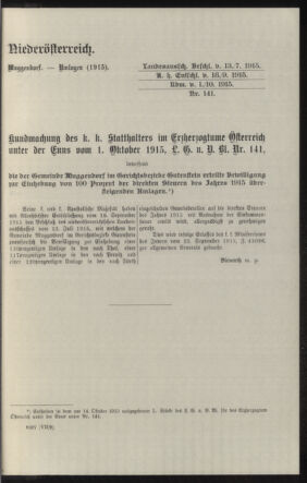 Verordnungsblatt des k.k. Ministeriums des Innern. Beibl.. Beiblatt zu dem Verordnungsblatte des k.k. Ministeriums des Innern. Angelegenheiten der staatlichen Veterinärverwaltung. (etc.) 19151220 Seite: 19