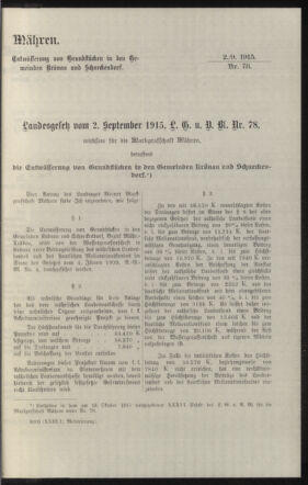 Verordnungsblatt des k.k. Ministeriums des Innern. Beibl.. Beiblatt zu dem Verordnungsblatte des k.k. Ministeriums des Innern. Angelegenheiten der staatlichen Veterinärverwaltung. (etc.) 19151220 Seite: 23