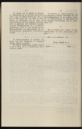 Verordnungsblatt des k.k. Ministeriums des Innern. Beibl.. Beiblatt zu dem Verordnungsblatte des k.k. Ministeriums des Innern. Angelegenheiten der staatlichen Veterinärverwaltung. (etc.) 19151220 Seite: 24