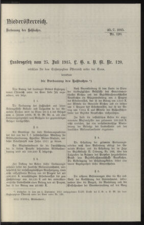 Verordnungsblatt des k.k. Ministeriums des Innern. Beibl.. Beiblatt zu dem Verordnungsblatte des k.k. Ministeriums des Innern. Angelegenheiten der staatlichen Veterinärverwaltung. (etc.) 19151220 Seite: 35