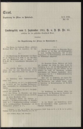 Verordnungsblatt des k.k. Ministeriums des Innern. Beibl.. Beiblatt zu dem Verordnungsblatte des k.k. Ministeriums des Innern. Angelegenheiten der staatlichen Veterinärverwaltung. (etc.) 19151220 Seite: 41