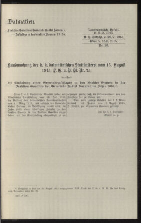 Verordnungsblatt des k.k. Ministeriums des Innern. Beibl.. Beiblatt zu dem Verordnungsblatte des k.k. Ministeriums des Innern. Angelegenheiten der staatlichen Veterinärverwaltung. (etc.) 19151220 Seite: 5