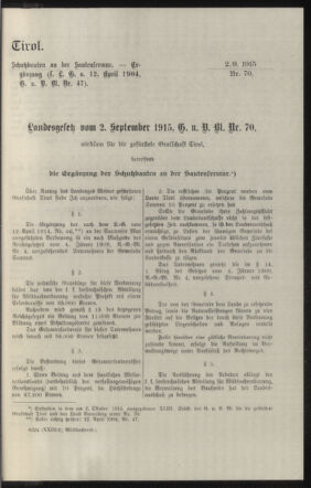 Verordnungsblatt des k.k. Ministeriums des Innern. Beibl.. Beiblatt zu dem Verordnungsblatte des k.k. Ministeriums des Innern. Angelegenheiten der staatlichen Veterinärverwaltung. (etc.) 19151220 Seite: 53