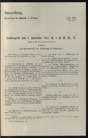 Verordnungsblatt des k.k. Ministeriums des Innern. Beibl.. Beiblatt zu dem Verordnungsblatte des k.k. Ministeriums des Innern. Angelegenheiten der staatlichen Veterinärverwaltung. (etc.) 19151220 Seite: 57