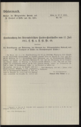 Verordnungsblatt des k.k. Ministeriums des Innern. Beibl.. Beiblatt zu dem Verordnungsblatte des k.k. Ministeriums des Innern. Angelegenheiten der staatlichen Veterinärverwaltung. (etc.) 19160630 Seite: 11