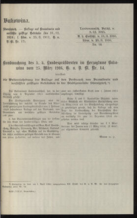 Verordnungsblatt des k.k. Ministeriums des Innern. Beibl.. Beiblatt zu dem Verordnungsblatte des k.k. Ministeriums des Innern. Angelegenheiten der staatlichen Veterinärverwaltung. (etc.) 19160630 Seite: 49