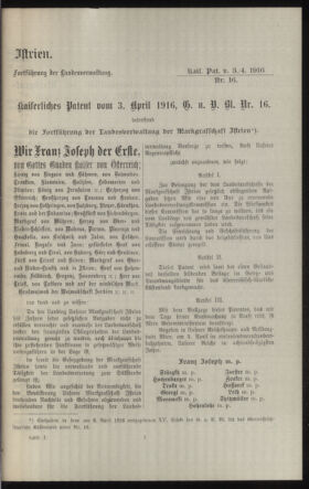 Verordnungsblatt des k.k. Ministeriums des Innern. Beibl.. Beiblatt zu dem Verordnungsblatte des k.k. Ministeriums des Innern. Angelegenheiten der staatlichen Veterinärverwaltung. (etc.) 19160630 Seite: 5