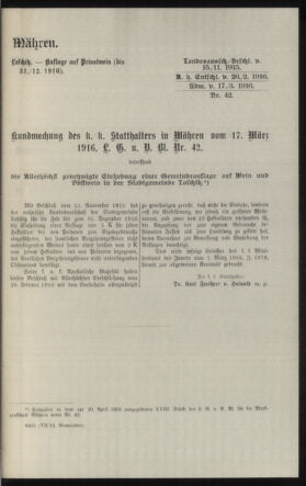 Verordnungsblatt des k.k. Ministeriums des Innern. Beibl.. Beiblatt zu dem Verordnungsblatte des k.k. Ministeriums des Innern. Angelegenheiten der staatlichen Veterinärverwaltung. (etc.) 19160630 Seite: 59