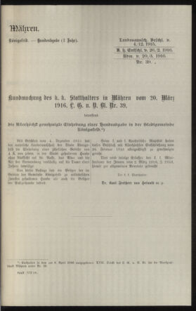 Verordnungsblatt des k.k. Ministeriums des Innern. Beibl.. Beiblatt zu dem Verordnungsblatte des k.k. Ministeriums des Innern. Angelegenheiten der staatlichen Veterinärverwaltung. (etc.) 19160630 Seite: 79