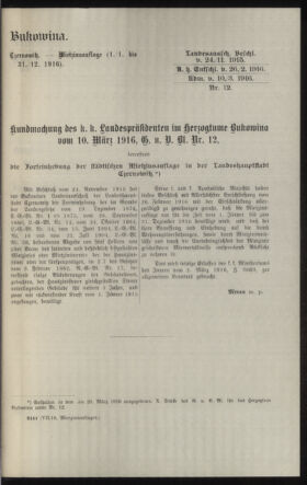 Verordnungsblatt des k.k. Ministeriums des Innern. Beibl.. Beiblatt zu dem Verordnungsblatte des k.k. Ministeriums des Innern. Angelegenheiten der staatlichen Veterinärverwaltung. (etc.) 19160630 Seite: 81