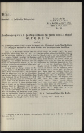 Verordnungsblatt des k.k. Ministeriums des Innern. Beibl.. Beiblatt zu dem Verordnungsblatte des k.k. Ministeriums des Innern. Angelegenheiten der staatlichen Veterinärverwaltung. (etc.) 19160630 Seite: 9