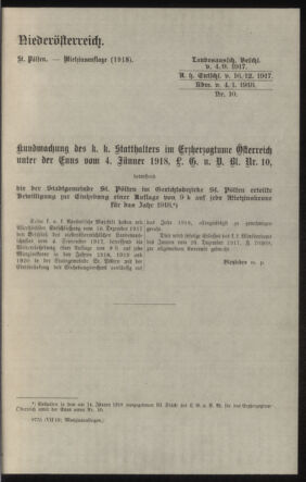 Verordnungsblatt des k.k. Ministeriums des Innern. Beibl.. Beiblatt zu dem Verordnungsblatte des k.k. Ministeriums des Innern. Angelegenheiten der staatlichen Veterinärverwaltung. (etc.) 19180330 Seite: 105