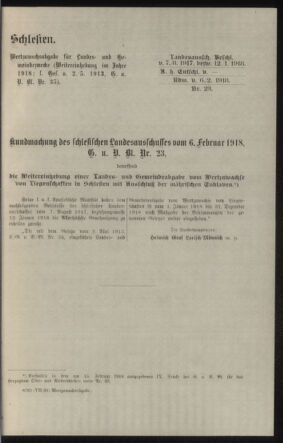 Verordnungsblatt des k.k. Ministeriums des Innern. Beibl.. Beiblatt zu dem Verordnungsblatte des k.k. Ministeriums des Innern. Angelegenheiten der staatlichen Veterinärverwaltung. (etc.) 19180330 Seite: 119