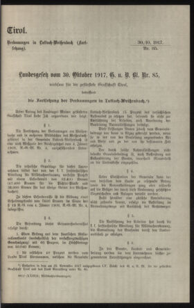 Verordnungsblatt des k.k. Ministeriums des Innern. Beibl.. Beiblatt zu dem Verordnungsblatte des k.k. Ministeriums des Innern. Angelegenheiten der staatlichen Veterinärverwaltung. (etc.) 19180330 Seite: 209