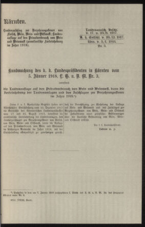 Verordnungsblatt des k.k. Ministeriums des Innern. Beibl.. Beiblatt zu dem Verordnungsblatte des k.k. Ministeriums des Innern. Angelegenheiten der staatlichen Veterinärverwaltung. (etc.) 19180330 Seite: 45