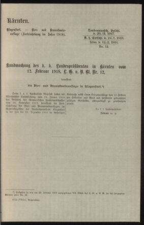 Verordnungsblatt des k.k. Ministeriums des Innern. Beibl.. Beiblatt zu dem Verordnungsblatte des k.k. Ministeriums des Innern. Angelegenheiten der staatlichen Veterinärverwaltung. (etc.) 19180330 Seite: 49