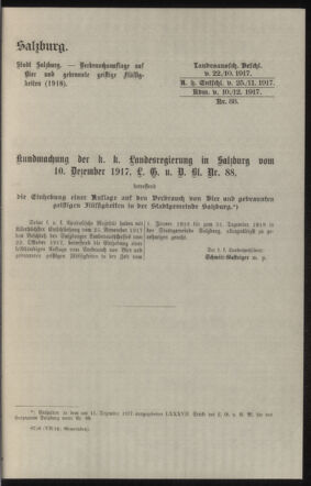 Verordnungsblatt des k.k. Ministeriums des Innern. Beibl.. Beiblatt zu dem Verordnungsblatte des k.k. Ministeriums des Innern. Angelegenheiten der staatlichen Veterinärverwaltung. (etc.) 19180330 Seite: 61