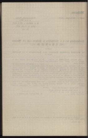 Verordnungsblatt des k.k. Ministeriums des Innern. Beibl.. Beiblatt zu dem Verordnungsblatte des k.k. Ministeriums des Innern. Angelegenheiten der staatlichen Veterinärverwaltung. (etc.) 19180330 Seite: 92