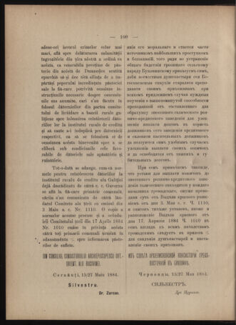 Verordnungsblatt des erzbischöfl. Konsistoriums die Angelegenheiten der orthod. -oriental. Erzdiözese der Bukowina betreffend 18840622 Seite: 4