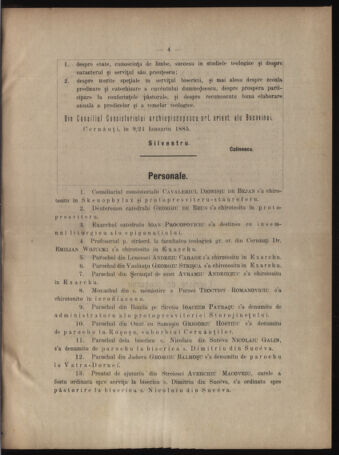 Verordnungsblatt des erzbischöfl. Konsistoriums die Angelegenheiten der orthod. -oriental. Erzdiözese der Bukowina betreffend 18850112 Seite: 3