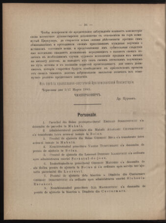 Verordnungsblatt des erzbischöfl. Konsistoriums die Angelegenheiten der orthod. -oriental. Erzdiözese der Bukowina betreffend 18850413 Seite: 4