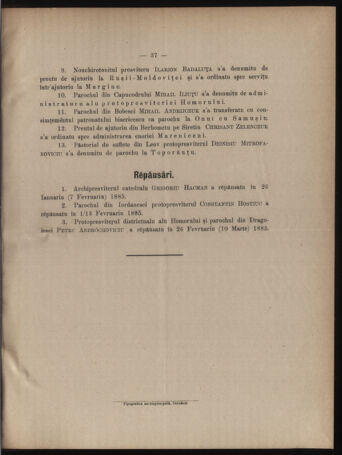 Verordnungsblatt des erzbischöfl. Konsistoriums die Angelegenheiten der orthod. -oriental. Erzdiözese der Bukowina betreffend 18850413 Seite: 5