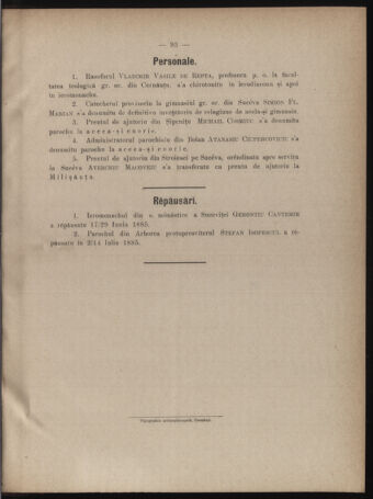 Verordnungsblatt des erzbischöfl. Konsistoriums die Angelegenheiten der orthod. -oriental. Erzdiözese der Bukowina betreffend 18850903 Seite: 5